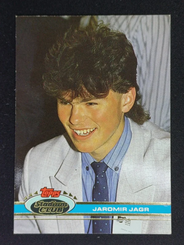 1991/1992 Topps Stadium Club Base 343 Jaromír Jágr