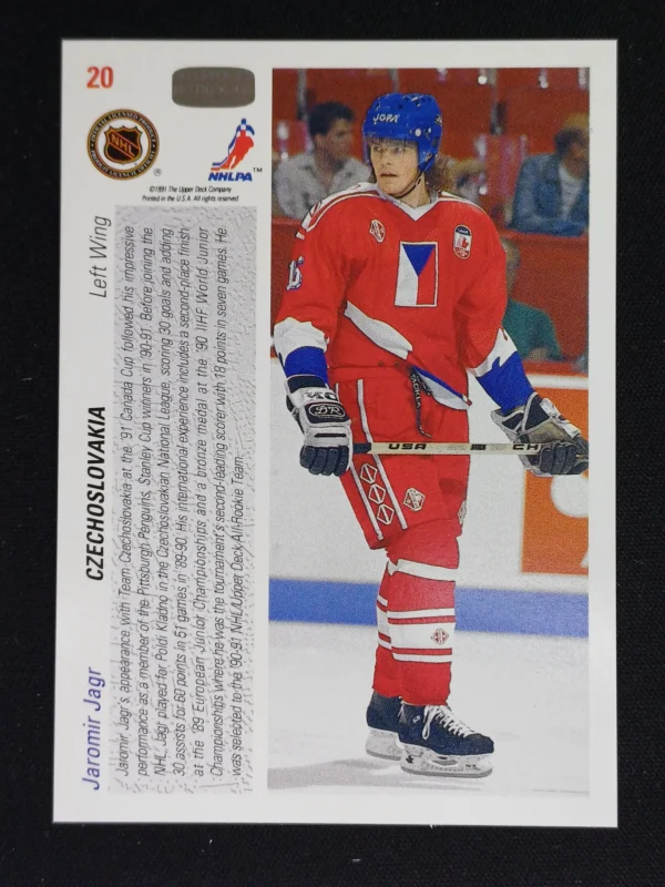 1991/1992 Parkhurst Series 2 Base 465 Jaromír Jágr - Image 2