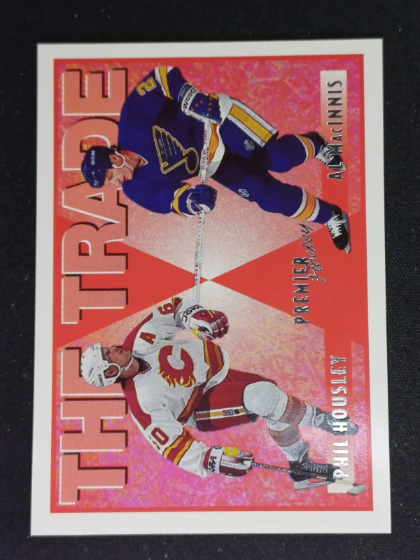 1994/1995 Topps OPC Premier Special Effects 347 Al MacInnis | Phil Housley Paralel