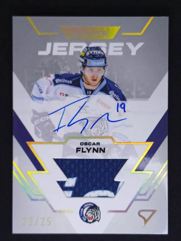 2023/2024 Sportzoo Serie 1 Game Jersey GJS-OF Oscar Flynn AUTO Jersey 22/25