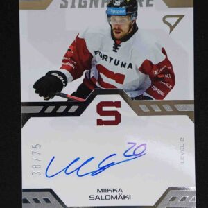 2024/2025 Sportzoo Serie 2 Authentic Signature Level 2 SL2-SA Miikka Salomaki AUTO 38/75