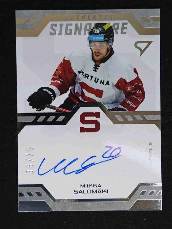 2024/2025 Sportzoo Serie 2 Authentic Signature Level 2 SL2-SA Miikka Salomaki AUTO 38/75