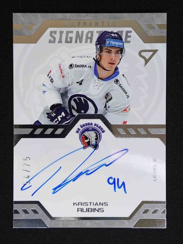 2024/2025 Sportzoo Serie 2 Authentic Signature Level 2 SL2-KR Kristians Rubins AUTO 54/75