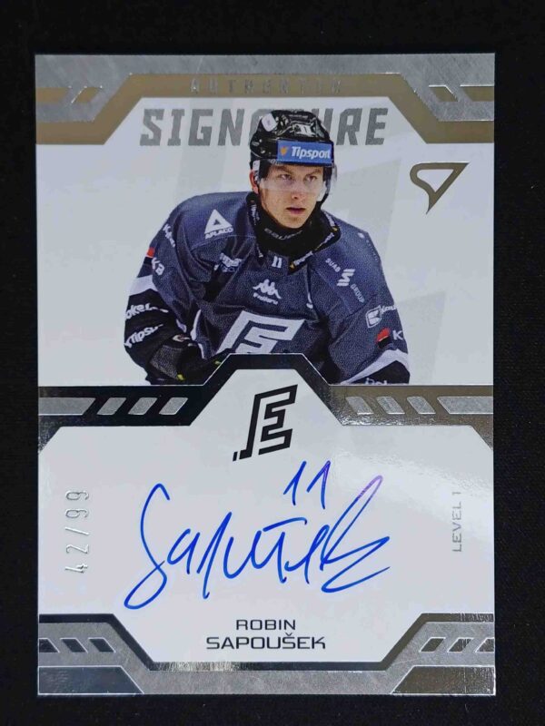 2024/2025 Sportzoo Serie 2 Authentic Signature Level 1 SL1-RS Robin Sapoušek AUTO 42/99