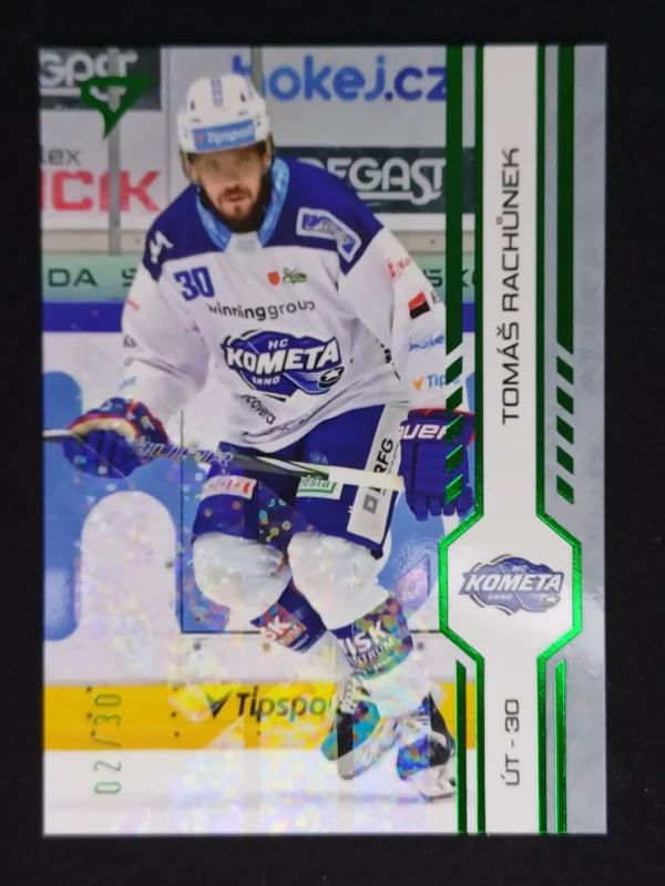 2024/2025 Sportzoo Serie 2 Green Glitter 294 Tomáš Rachůnek Paralel 02/30