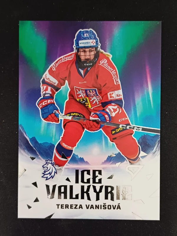 2025 Sportzoo Hokejové Česko Ice Valkyrie IV-18 Tereza Vanišová Inzert
