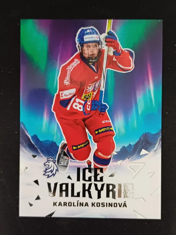2025 Sportzoo Hokejové Česko Ice Valkyrie IV-04 Karolína Kosinová Inzert