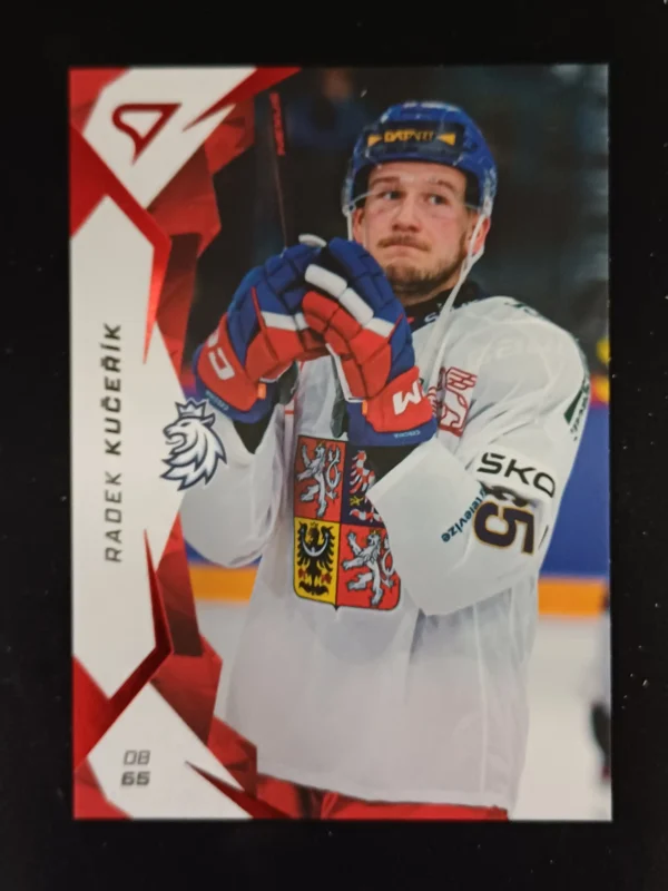 2025 Sportzoo Hokejové Česko Red 19 Radek Kučeřík Paralel