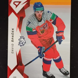 2025 Sportzoo Hokejové Česko Red 25 David Špaček Paralel