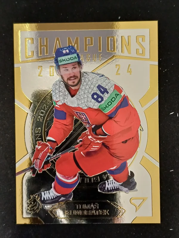 2025 Sportzoo Hokejové Česko Champions 2024 GC-08 Tomáš Kundrátek Inzert