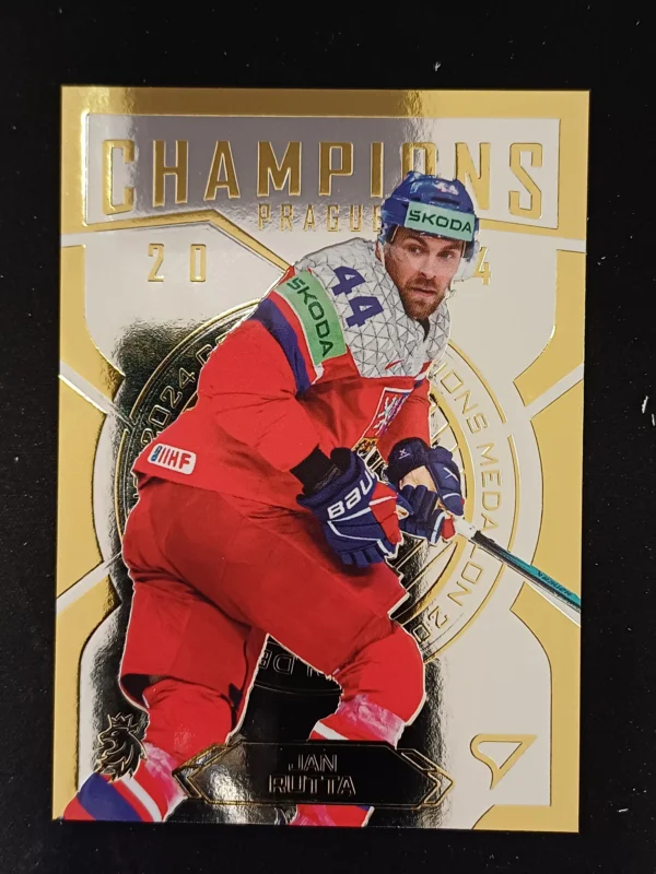 2025 Sportzoo Hokejové Česko Champions 2024 GC-09 Jan Rutta Inzert