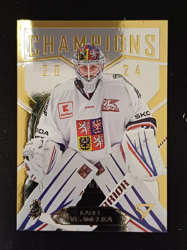 2025 Sportzoo Hokejové Česko Champions 2024 GC-03 Karel Vejmelka Inzert