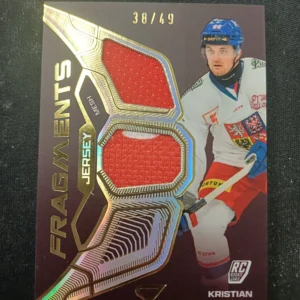 2025 Sportzoo Hokejové Česko Jersey Fragments JF-KR Kristian Reichel Jersey 38/49