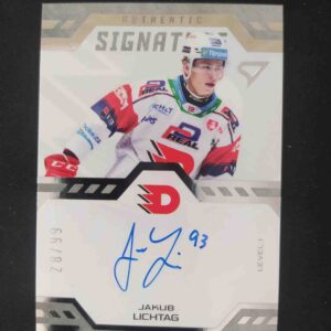 2024/2025 Sportzoo Serie 2 Authentic Signatute Level 1 SL1-JL Jakub Lichtag AUTO 28/99