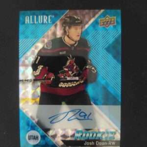 2024/2025 Upper Deck Allure Blue Line AUTO 129 Josh Doan AUTO 30/35