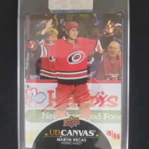 2021/2022 Upper Deck Clear Cut Canvas CS-MN Martin Necas AUTO 18/88