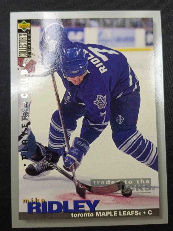 1995/1996 Upper Deck Collectors Choice Players Club 48 Mike Ridley Paralel