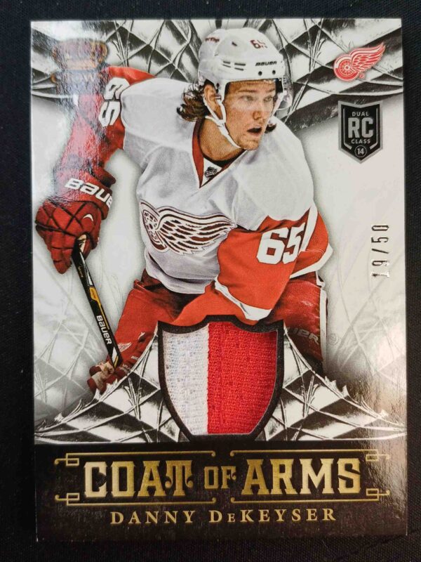 2013/2014 Panini Crown Royale Coat of Arms Patch CA-DDK Danny DeKeyser Patch 19/50