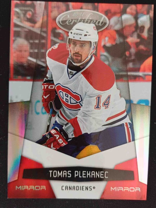 2010/2011 Panini Certified Mirror 76 Tomas Plekanec Paralel 219/250