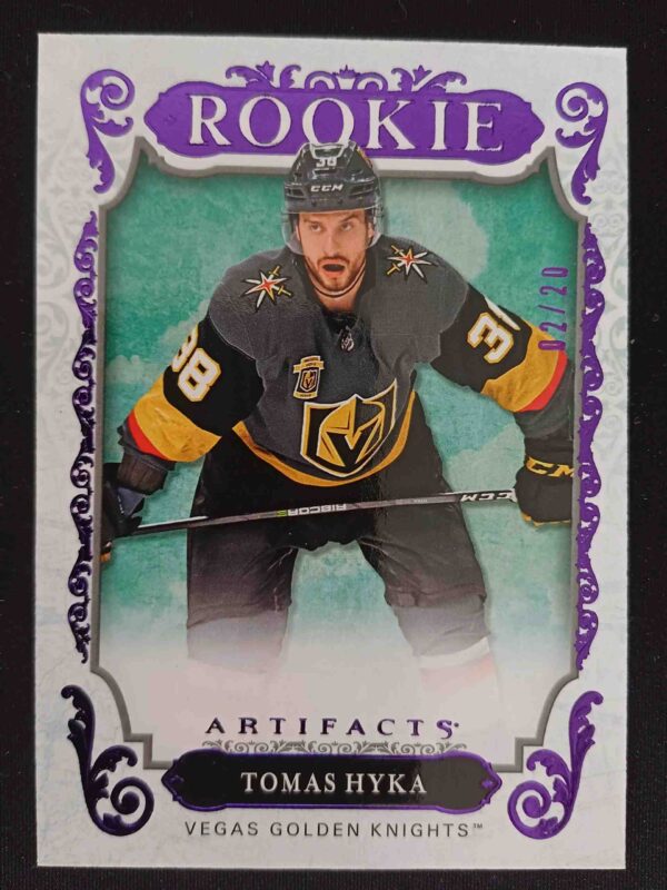 2018/2019 Upper Deck Artifacts Purple Rookie 165 Tomas Hyka Paralel 02/20