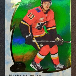 2019/2020 Upper Deck Ice Green 35 Johnny Gaudreau Paralel