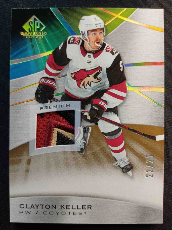 2019/2020 Upper Deck SPGU Gold Spectrum Premium Materials 53 Clayton Keller Patch 22/25