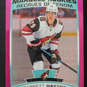 2019/2020 Upper Deck OPC Platinum Matte Pink Marquee Rookie 181 Barrett Hayton Paralel