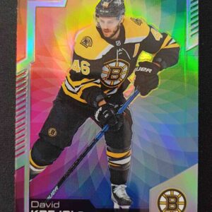 2020/2021 Upper Deck OPC Platinum Rainbow Color Wheel 77 David Krejci Paralel