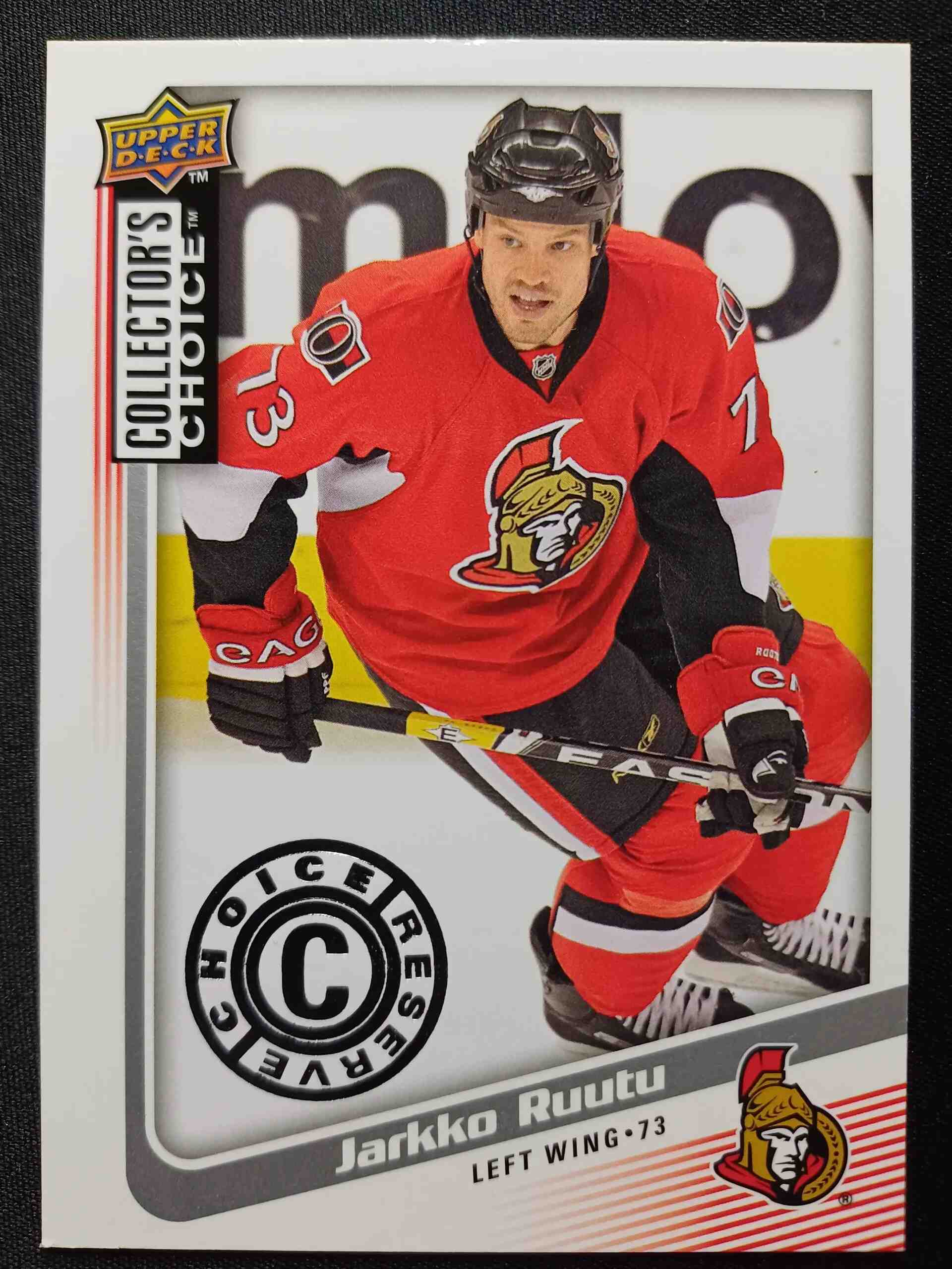 2009/2010 Upper Deck Collectors Choice Choice Reserve 53 Jarkko Ruutu Paralel