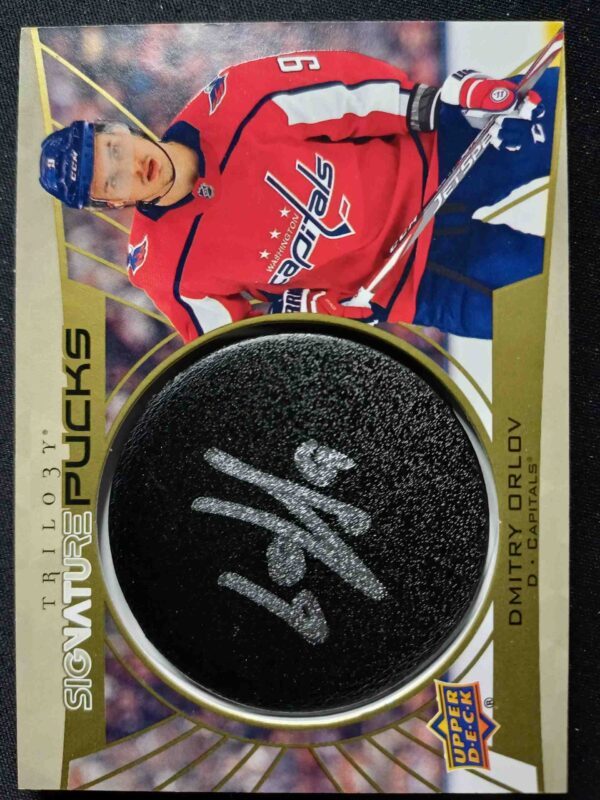 2020/2021 Upper Deck Trilogy Signature Pucks SP-DO Dmitry Orlov AUTO