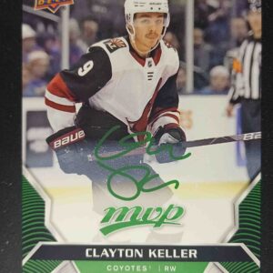 2020/2021 Upper Deck MVP Green Script 3 Clayton Keller Paralel