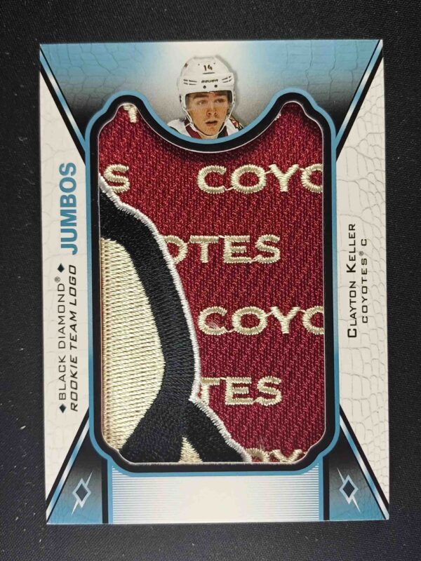 2017/2018 Upper Deck Black Diamond Rookie Team Logo Jumbos RTL-CK Clayton Keller Patch