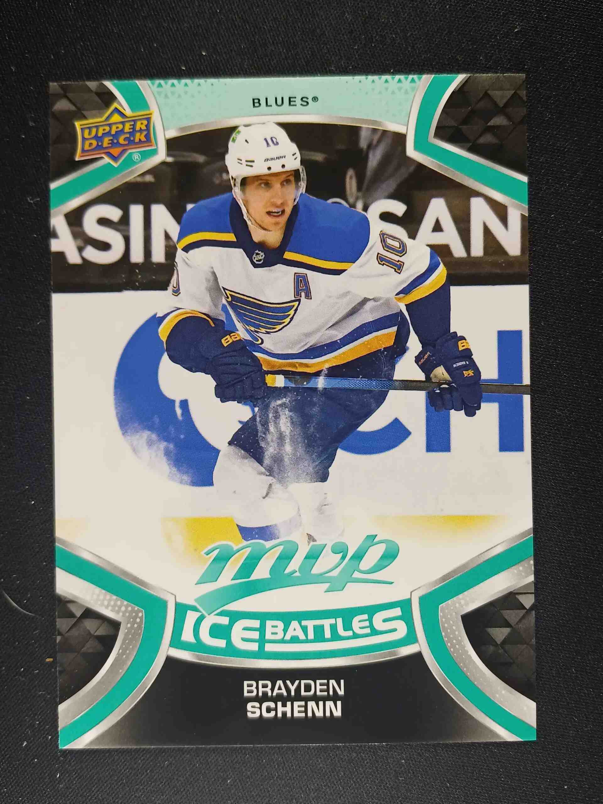 2021/2022 Upper Deck MVP Ice Battles 10 Brayden Schenn Paralel