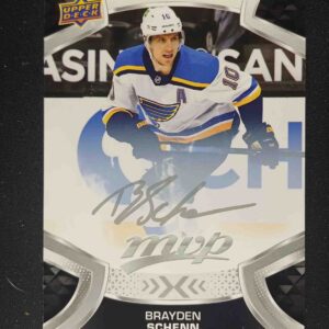 2021/2022 Upper Deck MVP Silver Script 10 Brayden Schenn Paralel