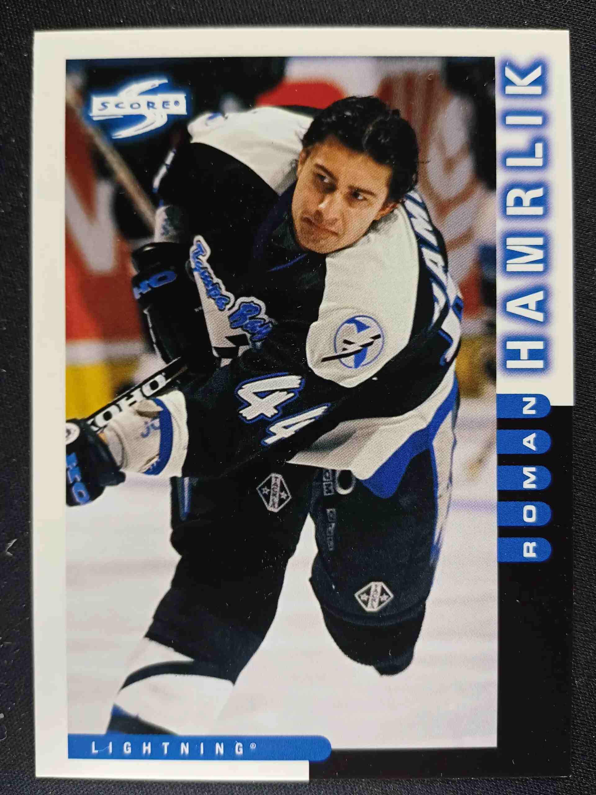 1997/1998 Pinnacle Score Base 214 Roman Hamrlik