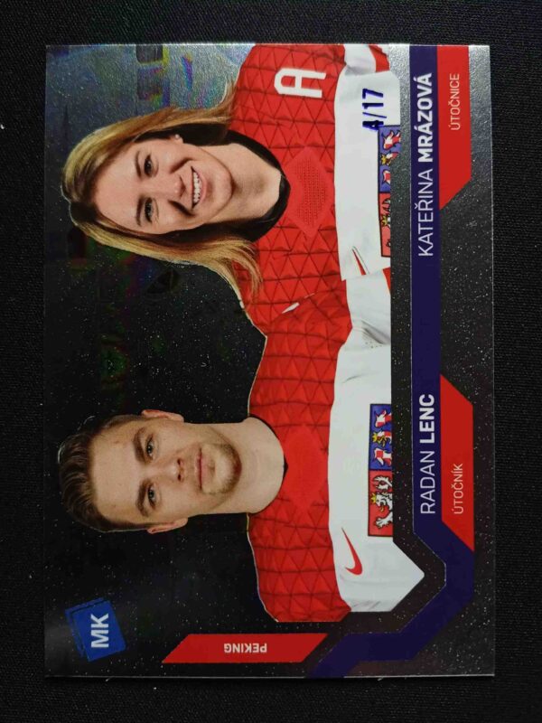2021/2022 Moje Kartičky Reprezentace Universe Level 3 92 Radan Lenc Paralel 04/17