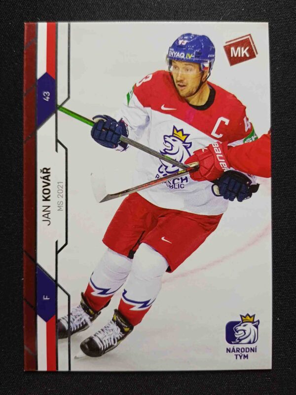 2020/2021 Moje Kartičky Reprezentace Red 68 Jan Kovář Paralel 25/25