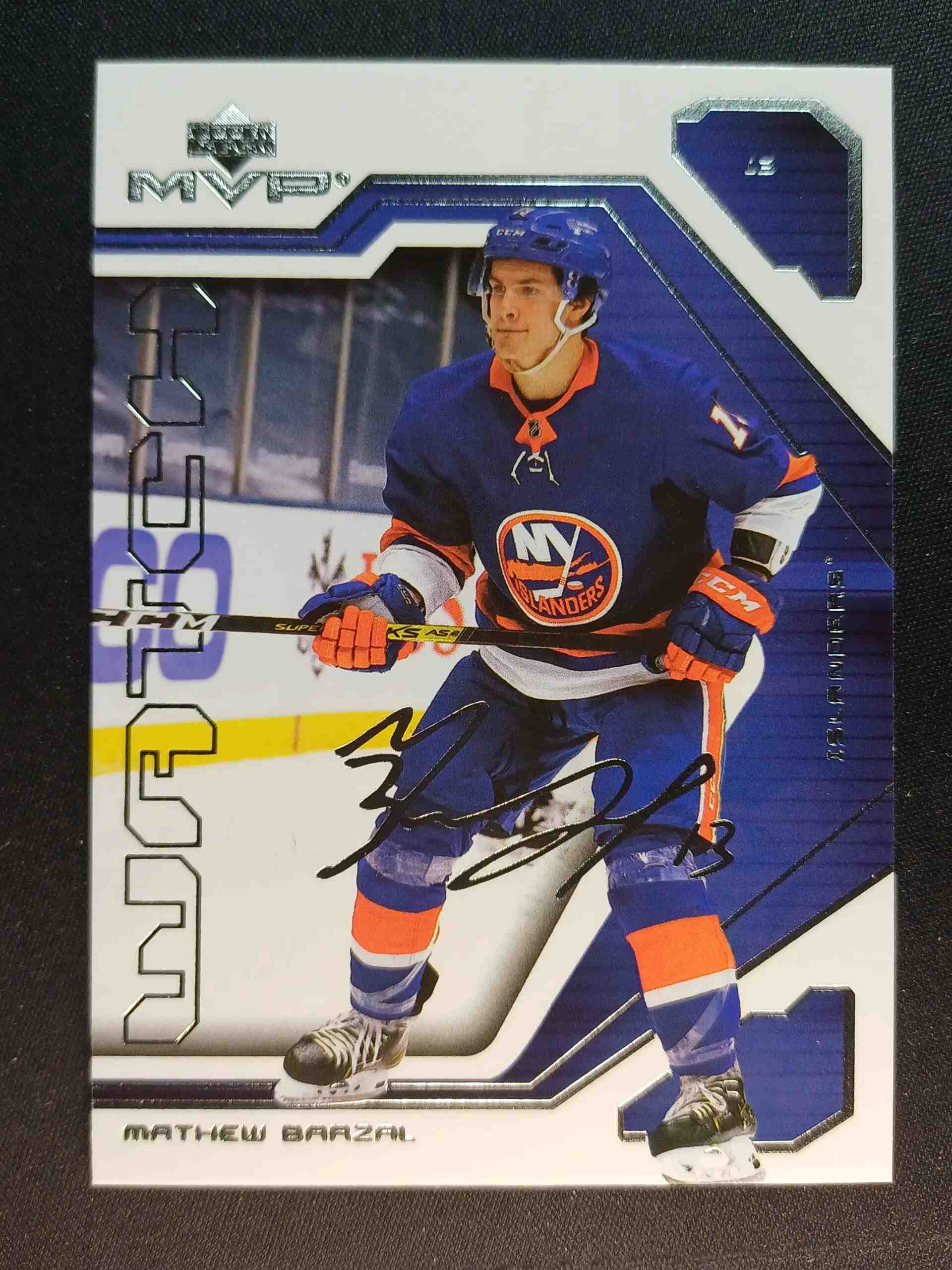 2021/2022 Upper Deck MVP 20th Anniversary Edition 31 Mathew Barzal Paralel