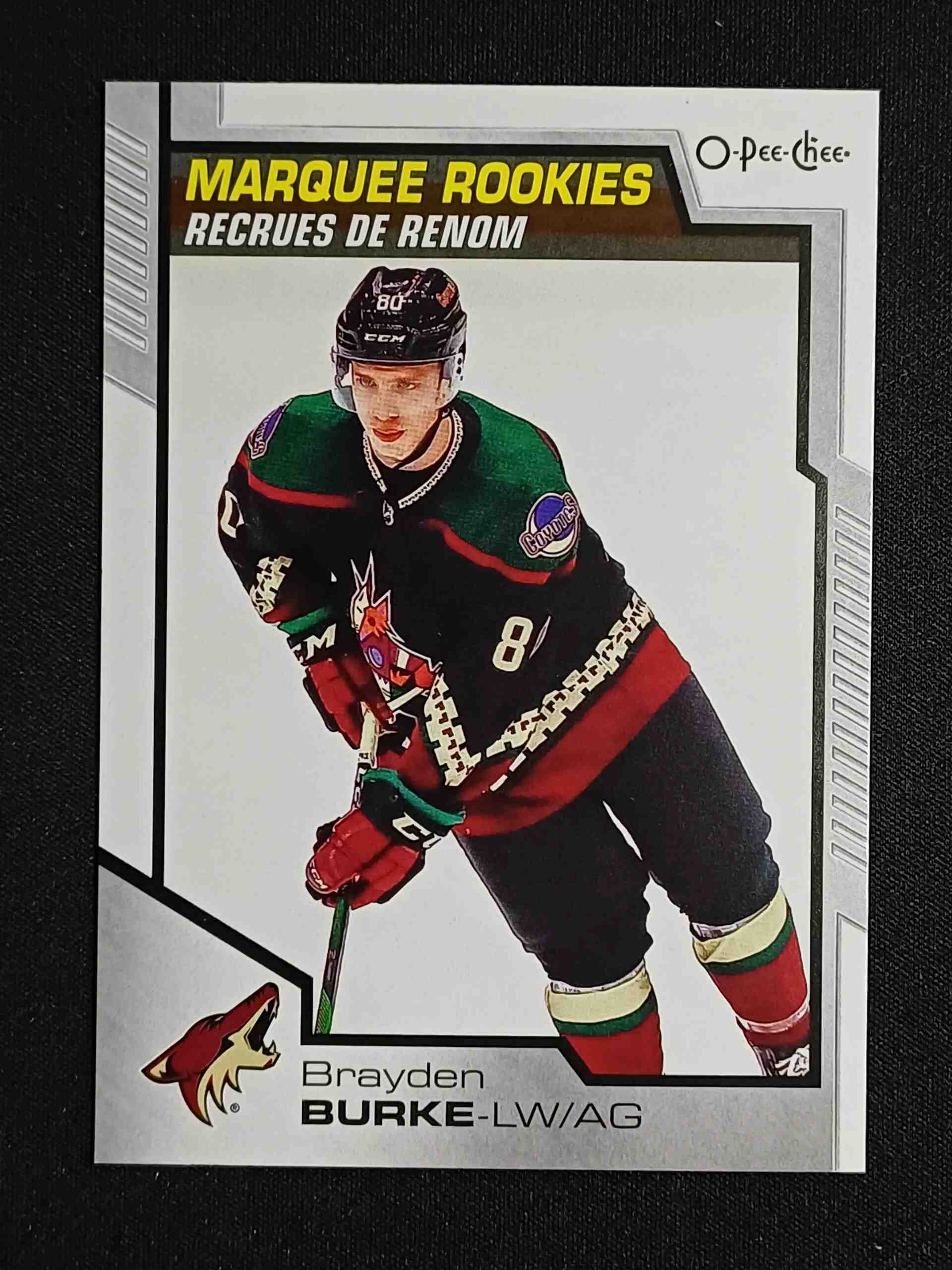2020/2021 Upper Deck O-Pee-Chee Marquee Rookie 633 Brayden Burke