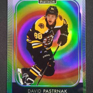 2021/2022 Upper Deck OPC Platinum Rainbow Color Wheel 194 David Pastrnak Paralel