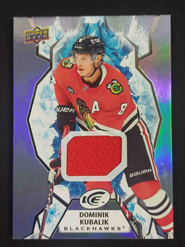 2021/2022 Upper Deck ICE Jersey Relics 14 Dominik Kubalik Jersey