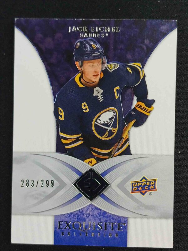 2020/2021 Upper Deck Black Diamond Exquisite Collection Retro 06V-JE Jack Eichel Paralel 283/299