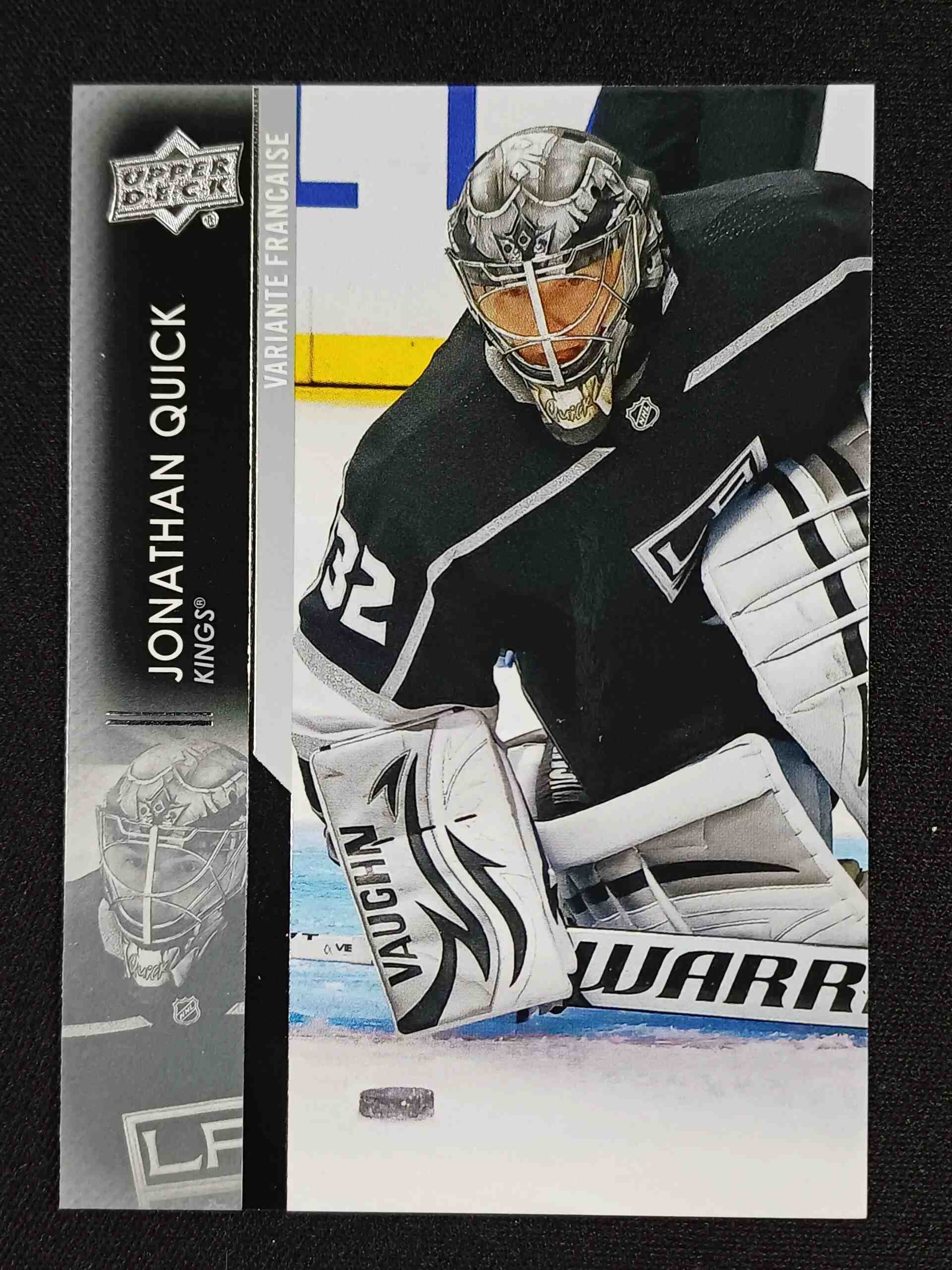 2021/2022 Upper Deck Series 2 French 336 Jonathan Quick Paralel