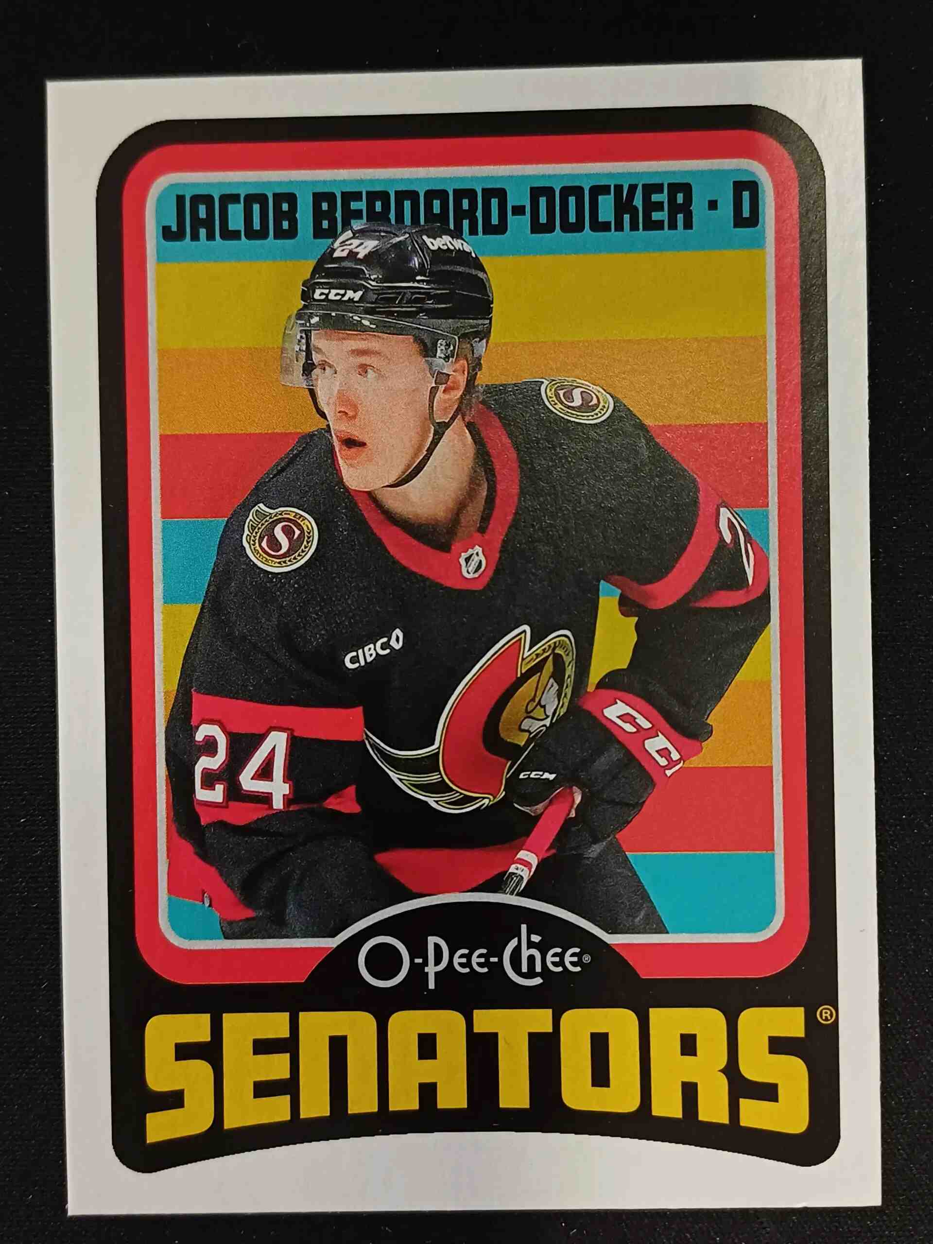 2024/2025 Upper Deck O-Pee-Chee Retro 55 Jacob Bernard-Docker Paralel