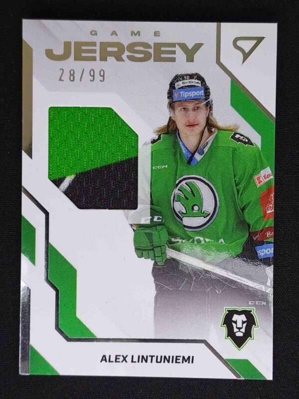 2022/2023 Sportzoo Serie 1 Game Jersey GJ-AL Alex Lintuniemi Jersey 28/99