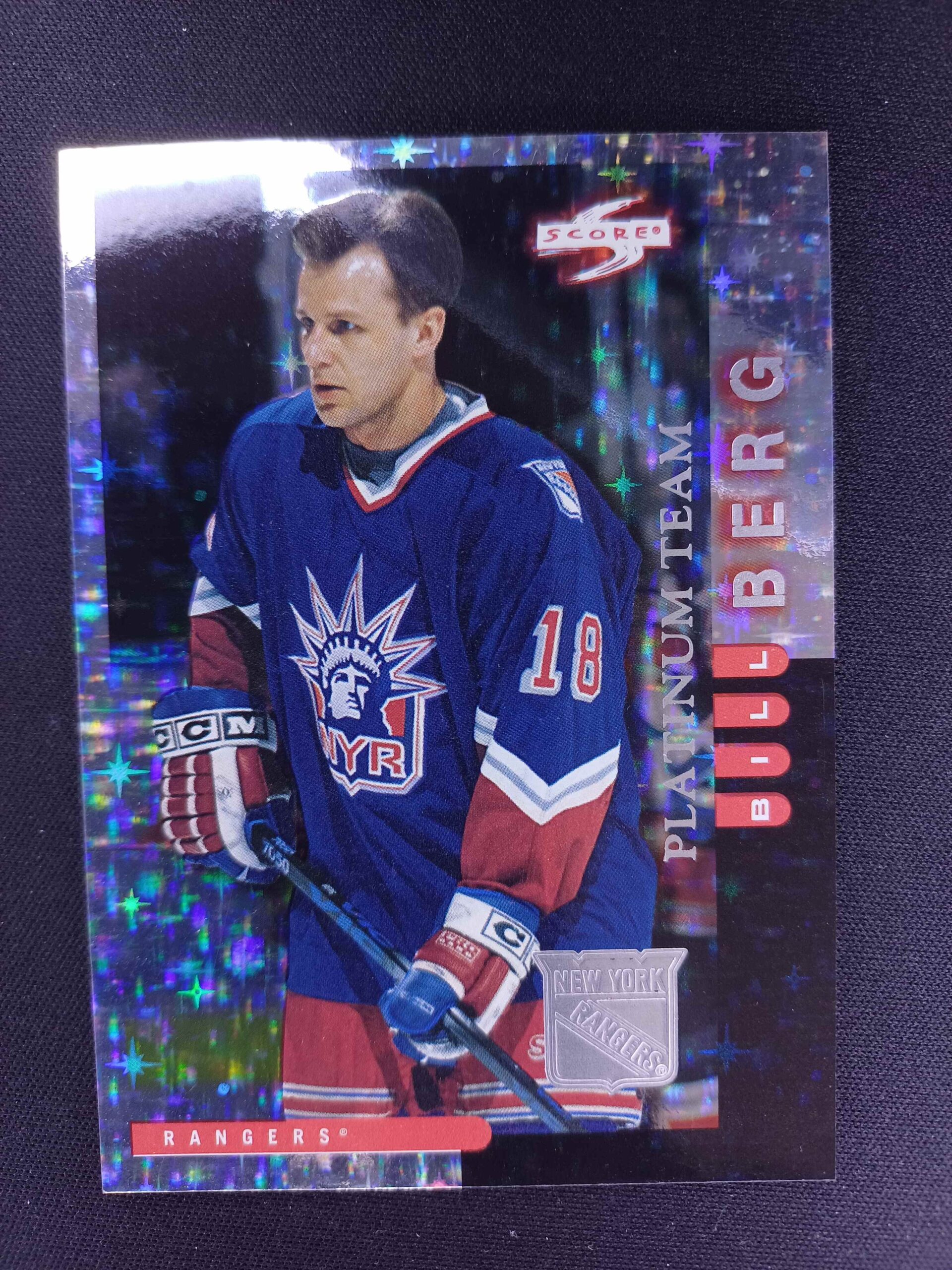 1997/1998 Pinnacle Score team set New York Rangers Platinum Team 09 of 20 Bill Berg Paralel