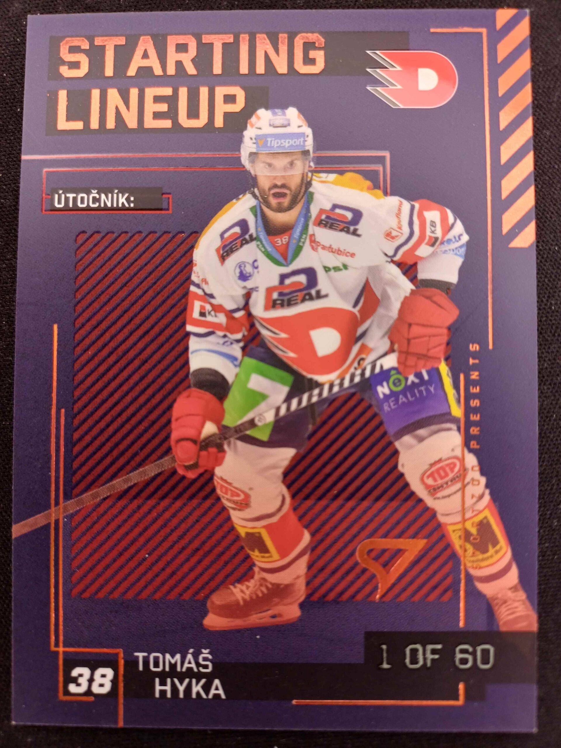 2023/2024 Sportzoo Serie 2 Starting Lineup 2nd Period SL-16 Tomáš Hyka Inzert /60