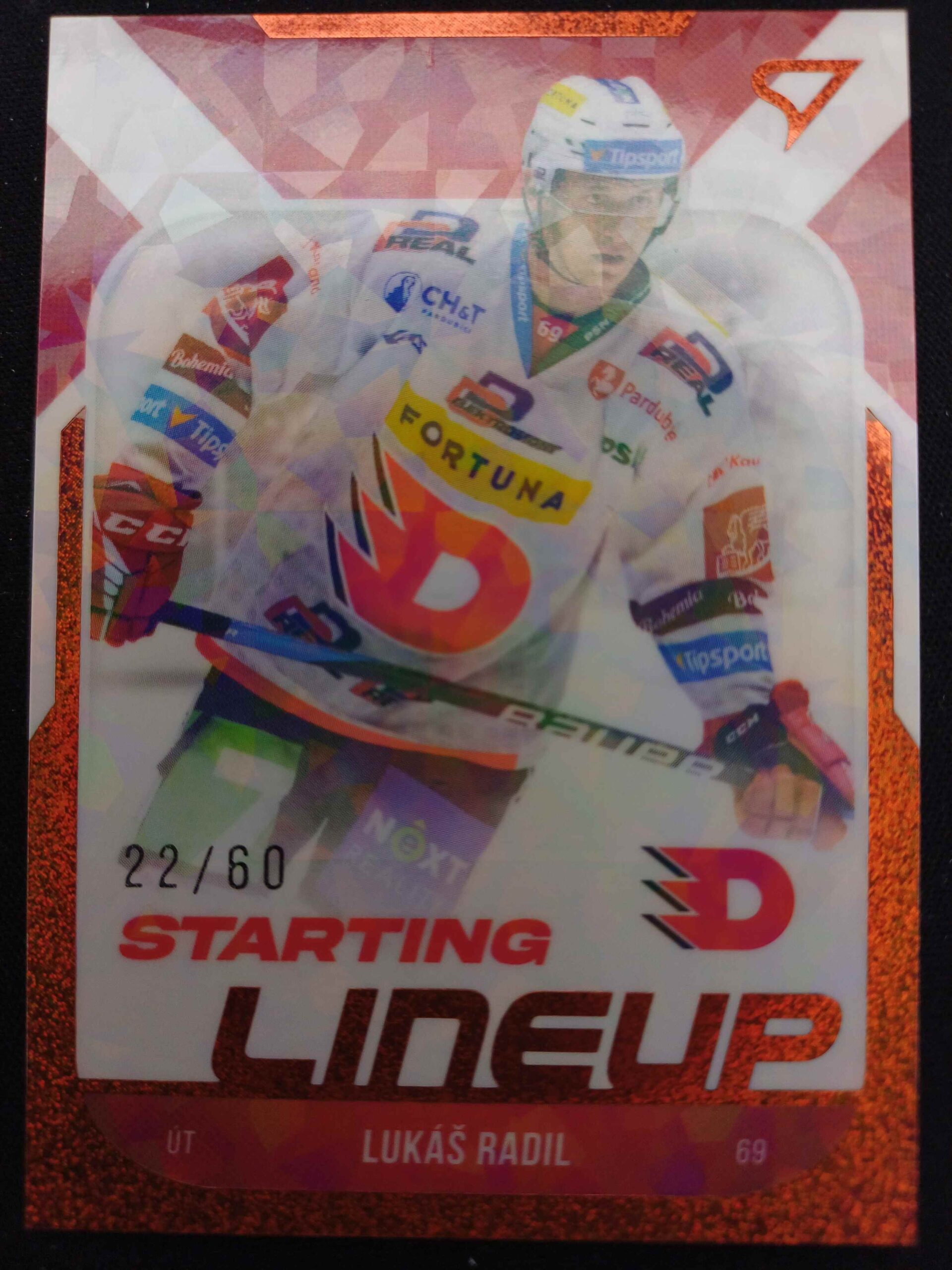2022/2023 Sportzoo Serie 2 Starting Lineup 2nd Period SL-34 Lukáš Radil Inzert /60