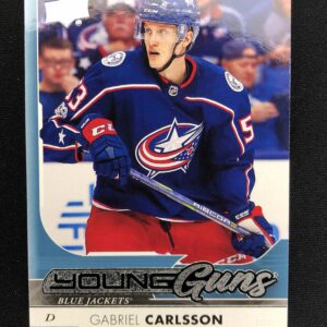 2017/2018 Upper Deck Series 1 Young Guns 215 Gabriel Carlsson Inzert