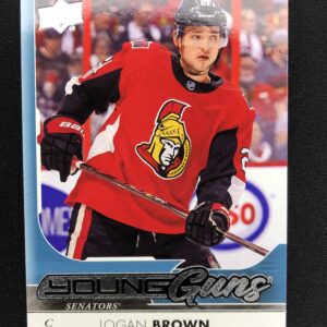 2017/2018 Upper Deck Series 1 Young Guns 217 Logan Brown Inzert